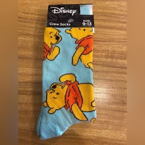 Disney Winnie the Pooh women’s crew socks. Size 9-13.